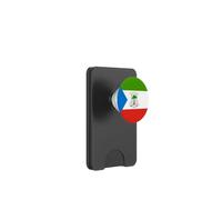 Cercle du Drapeau de la Guinée équatoriale PopSockets PopWallet pour MagSafe
