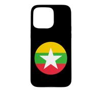 Cercle du Drapeau du Myanmar Coque pour iPhone 15 Pro Max