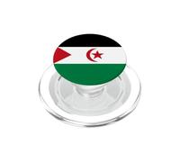Cercle du Drapeau du Sahara Occidental PopSockets PopGrip pour MagSafe