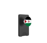 Cercle du Drapeau du Sahara Occidental PopSockets PopWallet pour MagSafe