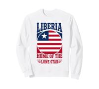 Cercle du Drapeau libérien de la Maison de l'étoile Solitaire du Libéria Sweatshirt