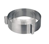 Cercle extensible 16/30 cm acier inoxydable (inox) 18.00x7.00 cm