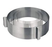 Lacor 68200 Emporte-Pièces Cercle Extensible en Inox 16,30 cm, Argenté