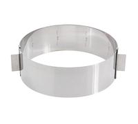 Cercle extensible en inox de 16 à 28 cm - Alice Délice