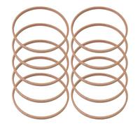 Cercle Floral pour Décorations Végétales - Anneau à Broder - 10 Pièces Accessoires Créatifs Ronds en Bois Réutilisable pour Faire des Couronnes Studio Bureau Chambre Salon Noël Anniversaire Mariage