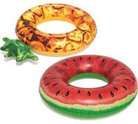 Cercle flottant de fruits 2 modèles Bestway 36121 ananas