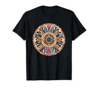 Cercle géométrique sacré Mandala Ethnique coloré T-Shirt