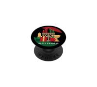 Cercle Happy Kwanzaa Kwanza Noël Africain noël PopSockets PopGrip Adhésif