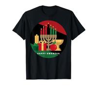 Cercle Happy Kwanzaa Kwanza Noël Africain noël T-Shirt