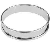 Cercle inox à tarte individuel (par 10) (ø 8 cm haut 1.6 cm)