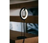 Cercle Lumineux Portable pour Selfie ou Vidéo Ring Light Portatif 3 Niveaux d'Éclairage Lampe Ambiance Cosy, Veilleuse, Lampe de Lecture Compatible Smartphone Prise USB ou USBC (Bleu)