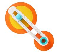 Cercle Papier Coupeur, 2-20 cm Coupe Cercle Réglable, Coupe Circulaire Réglable, Multifonctionnel Cutter Rotatif Decoupe Papier, Bürobedarf, Schneidewerkzeug für DIY-Grußkarten, Basteln
