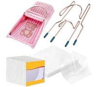 Cercle pour chaussette de support avec éponge et film de fixation | Kit de chaussettes pour salle créative, studio, laboratoire, maison, appartement, dortoir, activité familiale, vacances