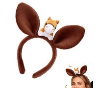 Cercle pour poils d'animaux - Peluche 24 x 20 cm, bandeau pour cosplay, doux confort | coupe légère, coiffe en peluche, accessoire pour costumes de fête pour festivals, fêtes à thème, carnaval,