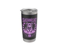 Cercle rituel Satanicat diable occulte gothique Satanicat Gobelet isotherme en acier inoxydable double paroi