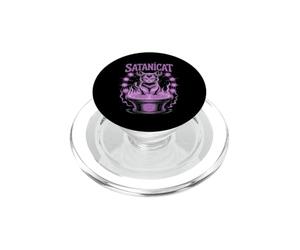 Cercle rituel Satanicat Diable Occulte Gothique Satanicat PopSockets PopGrip pour MagSafe