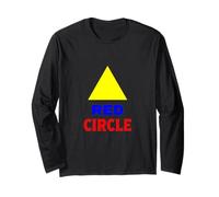 Cercle Rouge - Couleurs Vives et Design Incompatible avec Les Formes Manche Longue