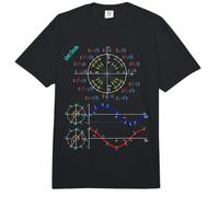 Cercle Unique avec pi, Sinus et cosinus pour Les Fans de mathématiques et de Physique Comfort Colors Adult Heavyweight T-Shirt