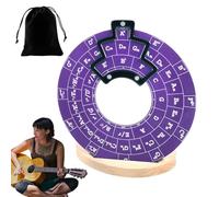 Cercles de cinquième roue,Cercles de guitare de cinquième roue, Disque de théorie musicale pour guitare avec support de d'accords, de quintes faciles à lire pour les musiciens et guitaris