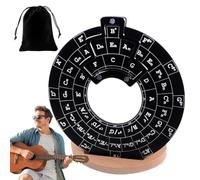 Cercles de quintes pour guitaristes, instrument de musique à roue d'accords