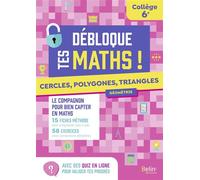 Cercles, polygones, triangles 6e - Lionel Lambotte - Belin Éducation - broché - Scolaire / Universitaire