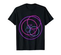 Cercles Qui tournent Autour T-Shirt Graphique avec Valeur