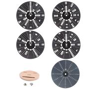 Cercles Roue en métal Échelle de guitare Cercles de cinquièmes Instruments de musique Accessoires en alliage d'aluminium Texture Accessoire de guitare
