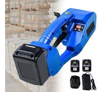 Cercleuse électrique alimentée par batterie, 9-16 mm de largeur, écran LCD numérique, pour ceinture PP/PET, 5000 mAh, 0,5-12 mm d'épaisseur