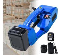 Cercleuse électrique alimentée par batterie, 9-16 mm de largeur, écran LCD numérique, pour ceinture PP/PET, 5000 mAh, 0,5-12 mm d'épaisseur