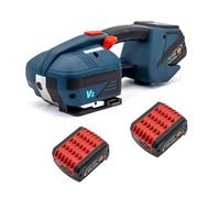 Cercleuse électrique portative avec 2 batteries V2 13mm à 16mm outil d'emballage automatique for ceinture PET PP(Two battery)