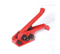 Cercleuse électrique, presse à balles manuelle robuste en acier et plastique, bande d'emballage et de serrage, tendeur de bande en acier et plastique, presse à balles manuelle en PP (presse rouge +
