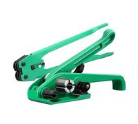 Cercleuse manuelle for ceintures en acier plastique/machine de liage sangles plastique domestique/dispositif serrage d'emballage/pince d'emballage pour les débutants en bricolage(Package 1)