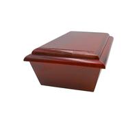 Cercueil en chêne de qualité supérieure pour Petits Animaux, Cercueil pour Chiens, Chats, Cercueil de Lapin, Caisse funéraire en Bois Massif pour Petits Animaux, Marron foncé, L x l x H 46 x 28 x 16