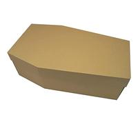 Cercueil pour Animaux en Carton Naturel - Taille L pour Petits Animaux domestiques 45x24x15 cm pour l'enterrement et la crémation Carton Stable