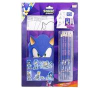 Cerd- Life's Little Moments Kit De Papeterie Avec Coloriages Sonic - Avec Motifs De La S-Rie - Inclut 5 Crayons - Autocollants Et C