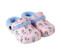 CERDÁ Chaussons sabot molletonné Bluey – confortables, antidérapants – Bleu 28/29