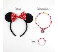 ARTESANÍA CERDÁ, S.L. Bijoux fantaisie et serre-tête Pack 4 pièces Minnie multicolore