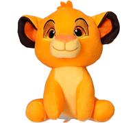 Disney Porte-clés peluche Simba 12 cm avec crochet en plastique – Licence officielle Disney