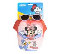 ARTESANÍA CERDÁ Ensemble lunettes de soleil et casquette Minnie UV Taille 53cm Rouge Fille