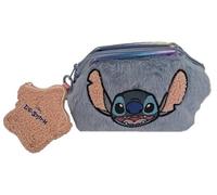 Cerdà Disney Lilo et Stitch Trousse de Toilette 18 x 13 x 9 cm - Polyester - Motif Stitch - Gris