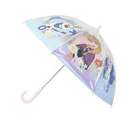 ARTESANÍA CERDÁ Parapluie à bulles Frozen – Ouverture manuelle, Elsa Anna Olaf, 100% POE