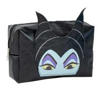 CERDÁ LIFE'S LITTLE MOMENTS – Trousse toilette Villainess, grande capacité, fermeture zippée, noir