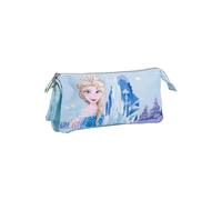 CERDÁ Trousse scolaire La Reine des Neiges – résistante, compacte, bleu