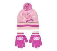 Cerda Ensemble casquette et gants unisexe pour enfant, rose Peppa Pig, taille unique, Rose - Peppa Pig, taille unique