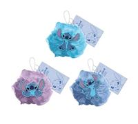 Cerdá - Éponge Stitch T.Unique : 4,4,4 (2500003238) | Matériau Doux et Sûr : La fleur de douche Stitch est fabriquée en PE de haute qualité