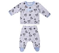 Cerdá Guêtres Velours Coton Mickey Ensemble, Gris, 1 año Garçon