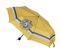 CERDA Harry Potter - Poufsouffle - Parapluie Pliable 53 cm - Fabriqué en 100% Polyester avec Structure en Fibre de Verre - Produit Original Conçu en Espagne