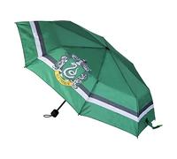 CERDA Harry Potter - Serpentard - Parapluie Pliable 53 cm - Fabriqué en 100% Polyester avec Structure en Fibre de Verre - Produit Original Conçu en Espagne