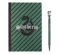 CERDA Set de papeterie Harry Potter Serpentard – Bloc-notes et stylo – 2 pièces