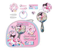 ARTESANÍA CERDÁ Trousse beauté Hello Kitty & Friends-Kit complet (miroir,pinces,chouchous,bracelet)